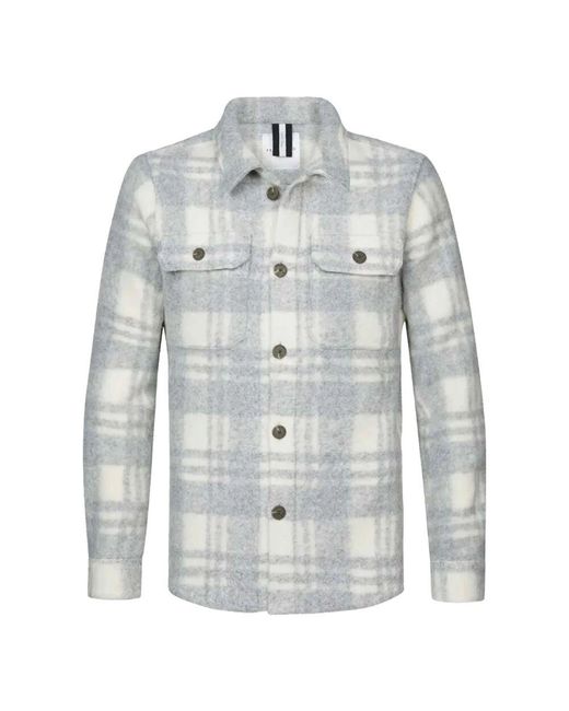 Profuomo Graue langarmhemden in Gray für Herren