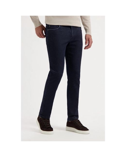 Com4 5-Pocket Basic Jeans in Blue für Herren