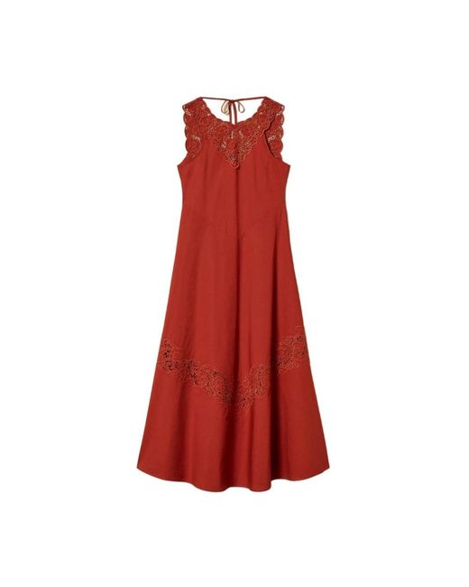 Twinset Red Midi Dresses