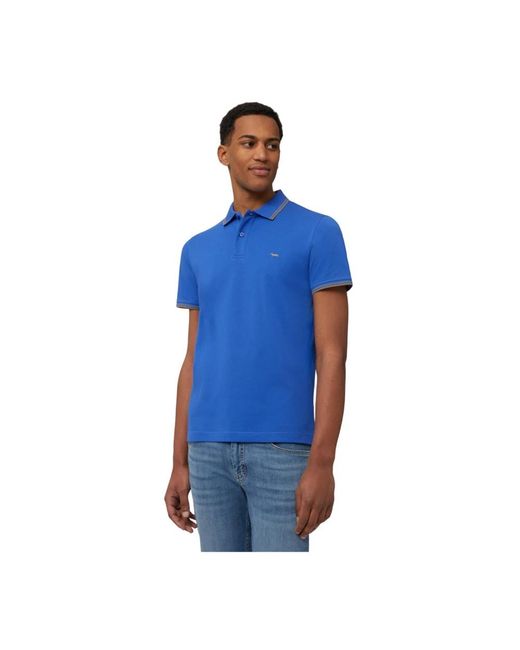 Harmont & Blaine Blue Polo Shirts for men