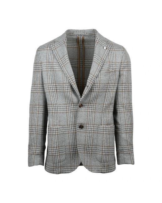 L.b.m. 1911 Gray Blazers for men