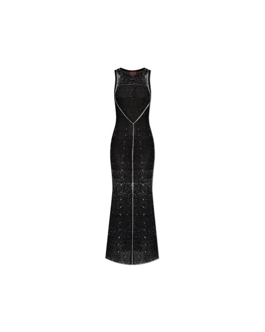 DIESEL Black Knitted Dresses