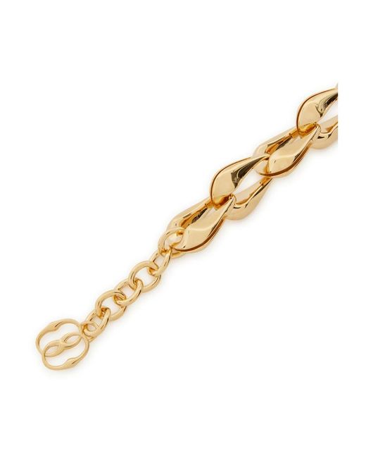 Bally Accessoires ,Geel ,Stijlvolle Armbanden Collectie in het Metallic