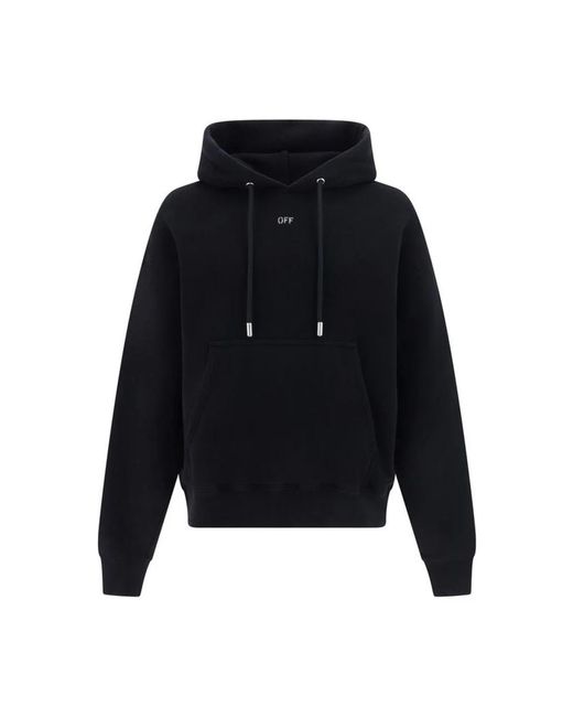 Off-White c/o Virgil Abloh Hoodie Met Verstelbaar Trekkoord En Kangoeroezak in het Blue voor heren