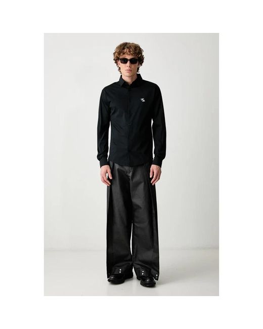 Filling Pieces Shirt in het Black voor heren