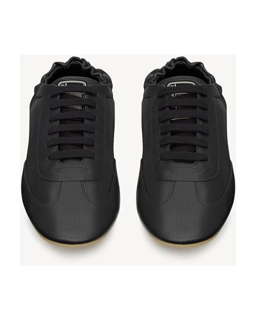 Saint Laurent Schoenen ,Zwart ,Leer Lewis Sneakers in het Black voor heren