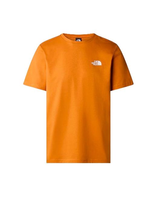 The North Face Orange T-Shirts for men