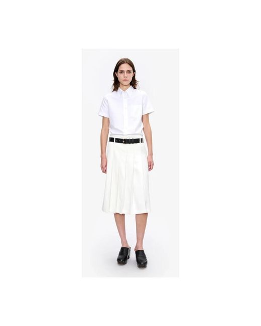 A.P.C. White Midi Skirts