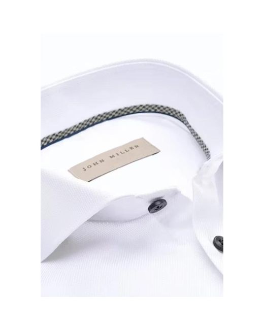 John Miller White Formal Shirts for men