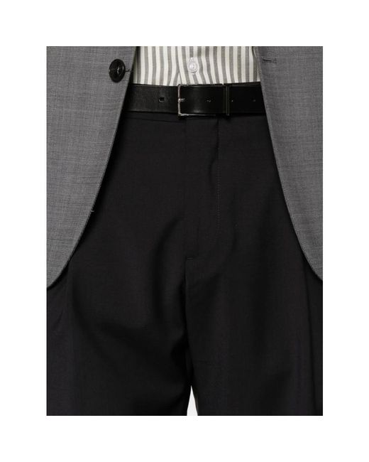 BRIGLIA Black Chinos for men