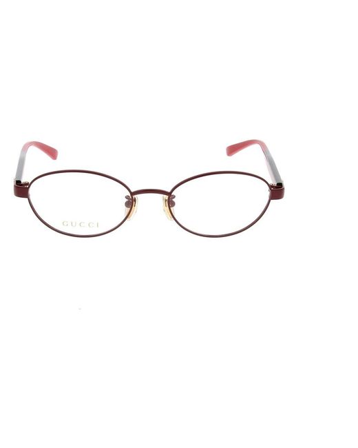 Glasses Gucci de color Metallic