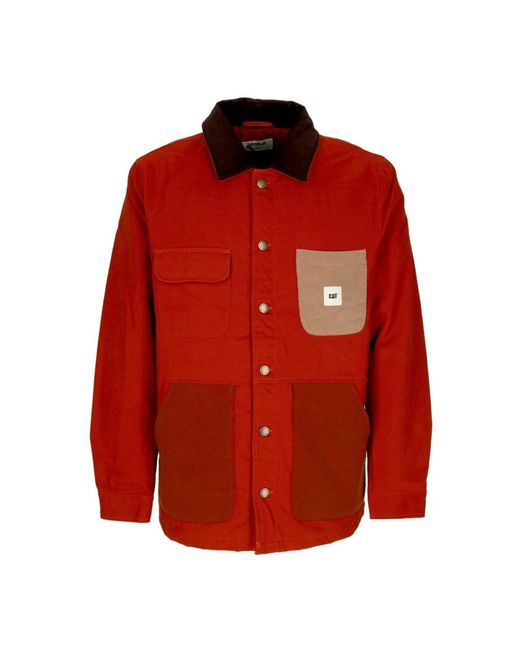 Light Jackets di Caterpillar in Red da Uomo