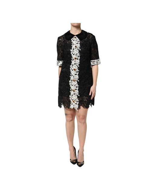 Dolce & Gabbana Black Short Dresses