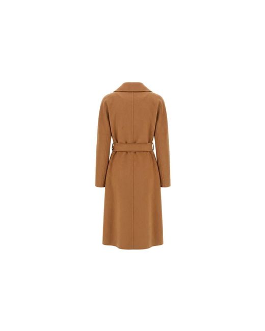 Max Mara Mst Cles Klassieke Jas in het Brown