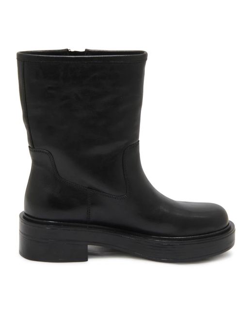 Emanuélle Vee Black Ankle Boots