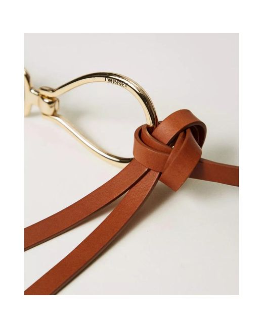Belts di Twinset in Brown