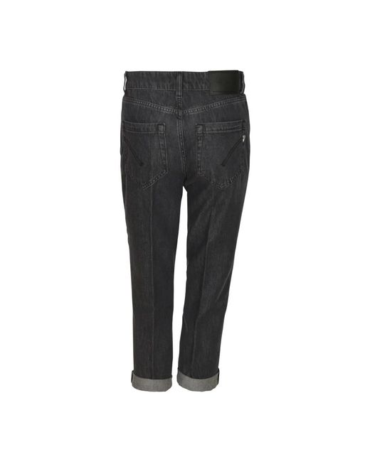 Dondup Black Cropped Jeans