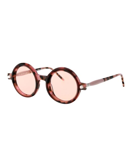 Kuboraum Pink Stylische sonnenbrille mit maske p1