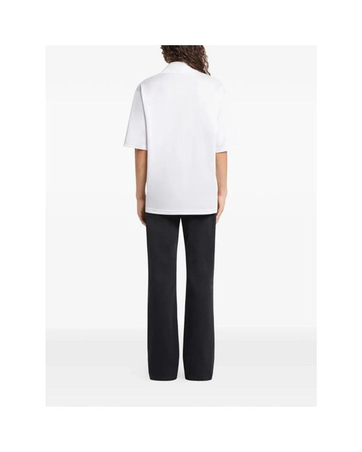 Courreges White Polo Shirts