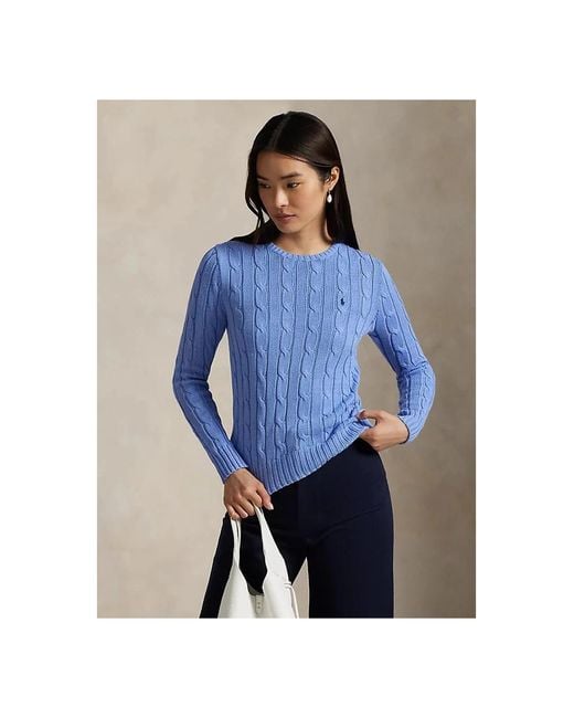 Polo Ralph Lauren Blue Round-Neck Knitwear