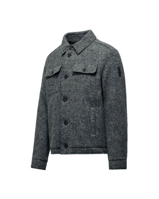 Light Jackets di Bomboogie in Gray da Uomo