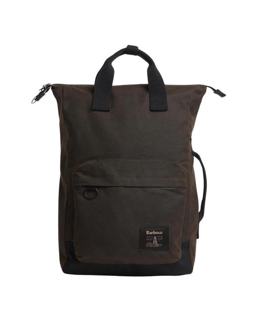 Barbour Black Backpacks for men