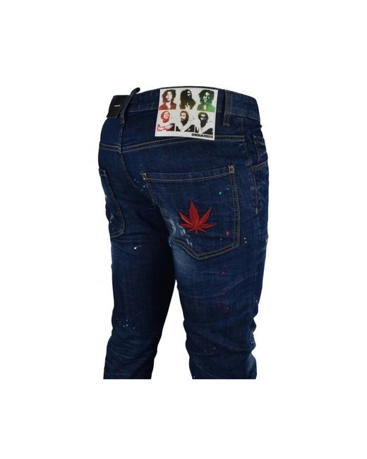 DSquared² Skater Jeans in het Blue voor heren