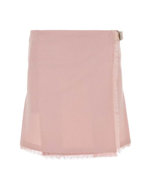 Burberry Pink Short Skirts