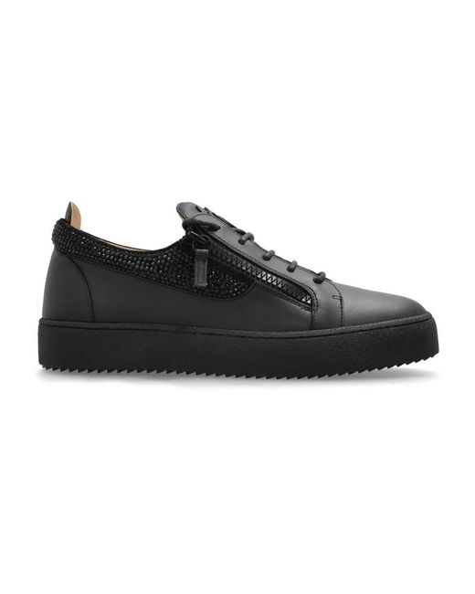 Giuseppe Zanotti Black Sneakers for men