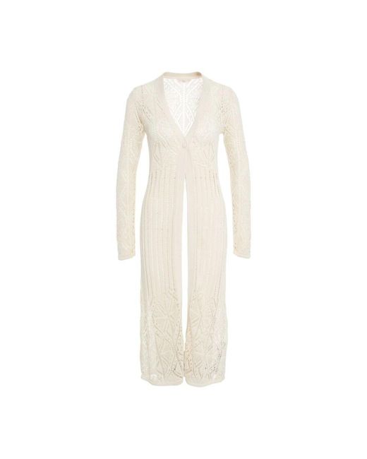 Liu Jo White Knitted Dresses