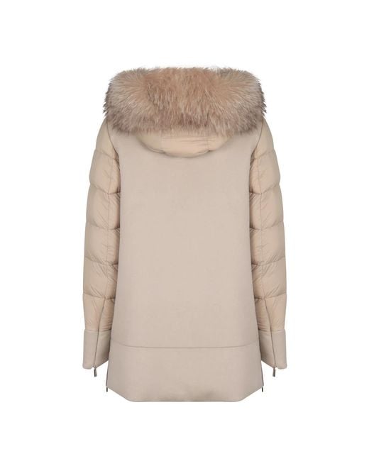 Down Coats Moorer de color Natural
