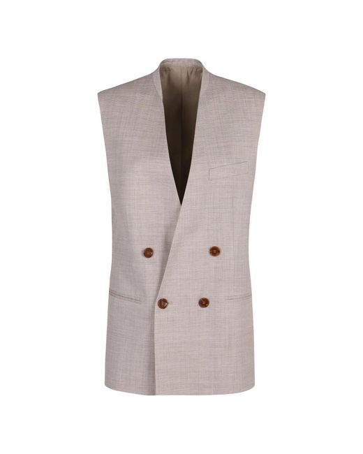 Philosophy Di Lorenzo Serafini Gray Waistcoats