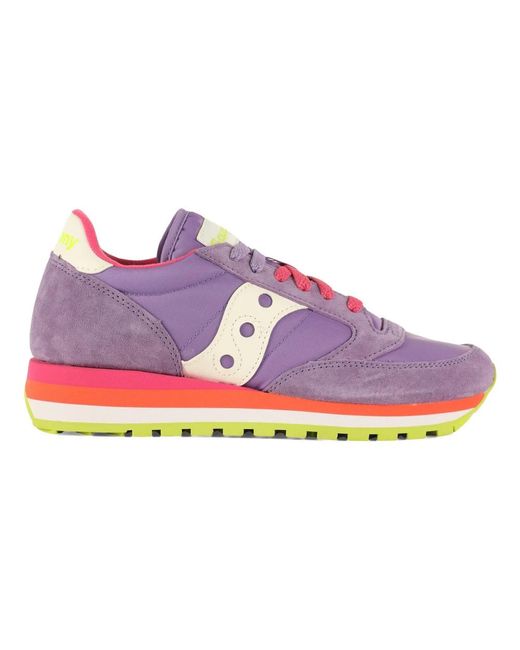 Saucony Purple Sneakers