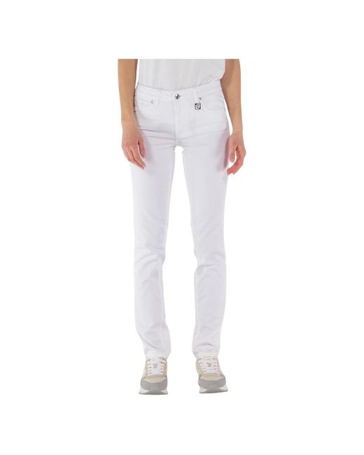 Liu Jo White Slim-Fit Jeans