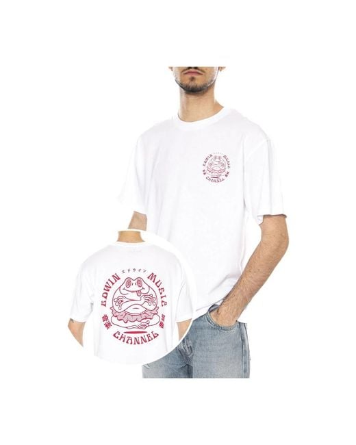 T-Shirts Edwin de hombre de color White