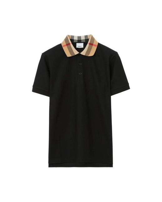 Burberry Black Polo Shirts for men
