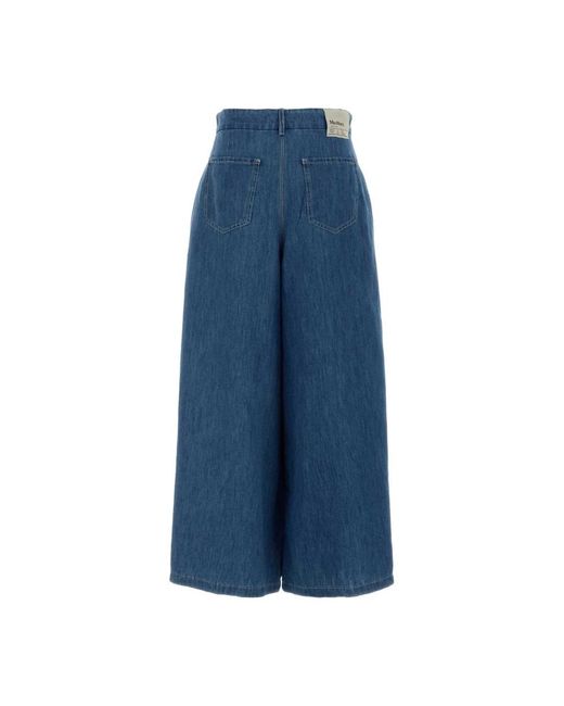 Max Mara Blue Wide Jeans