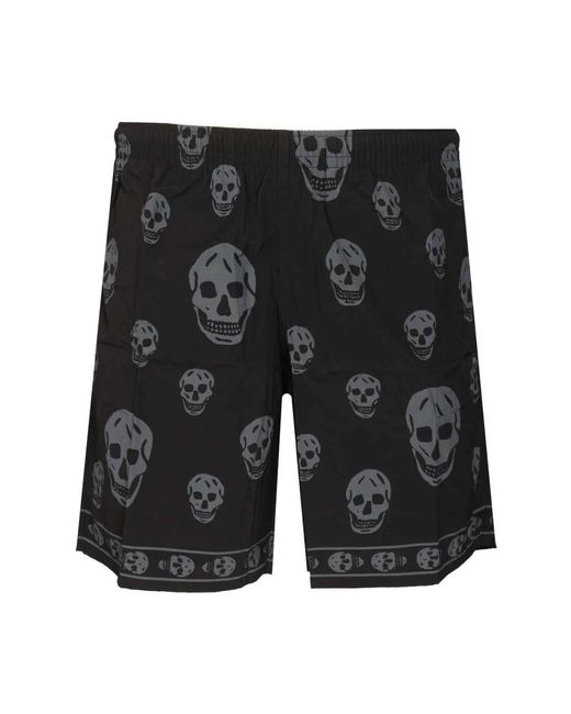McQueen Black Beachwear for men