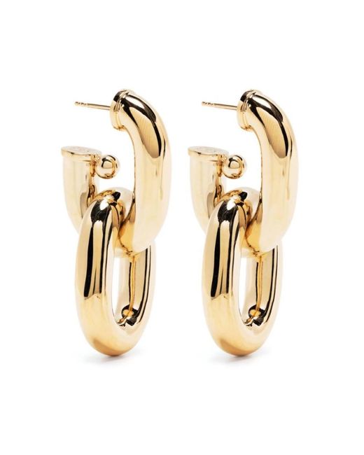 Earrings Rabanne de color Metallic
