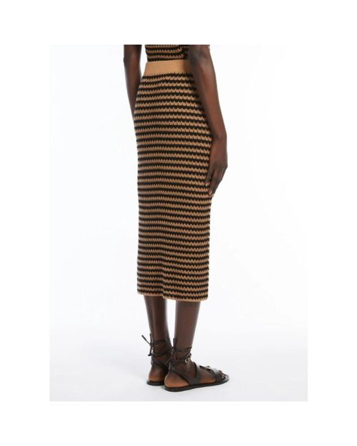 Midi Skirts Weekend by Maxmara de color Brown