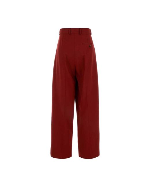 Stella McCartney Wide-Leg Ruby Pantalon in het Red