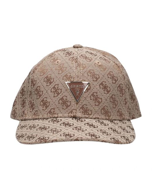 Guess Accessoires ,Polyester Katya Baseball Cap in het Brown