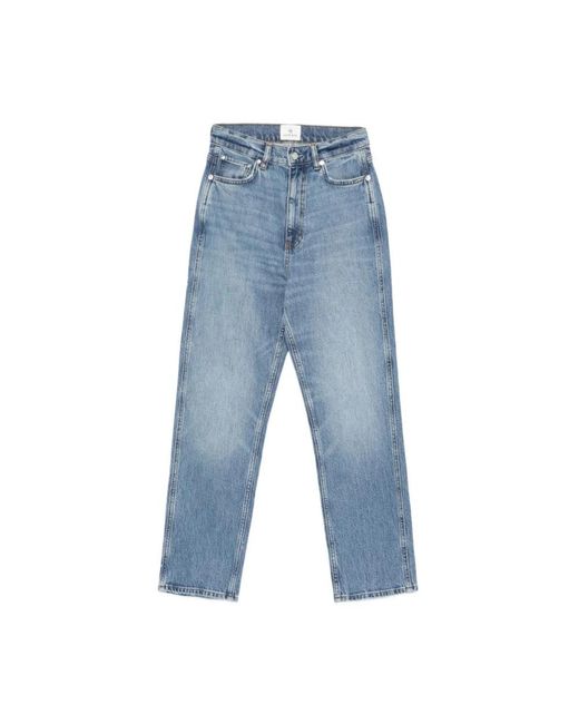 Anine Bing Blue Straight Fit Jeans