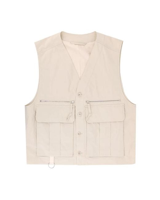Lemaire Vests in het Natural voor heren