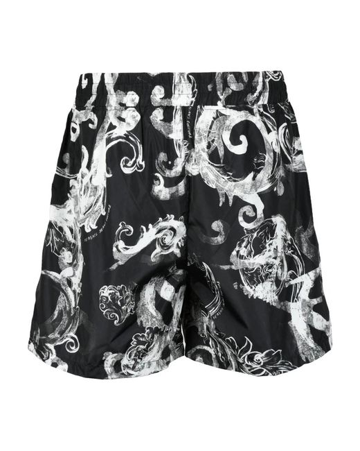 Versace Jeans Couture Black Casual Shorts for men