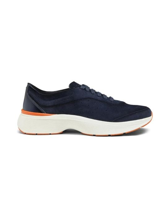 Santoni Blue Sneakers for men