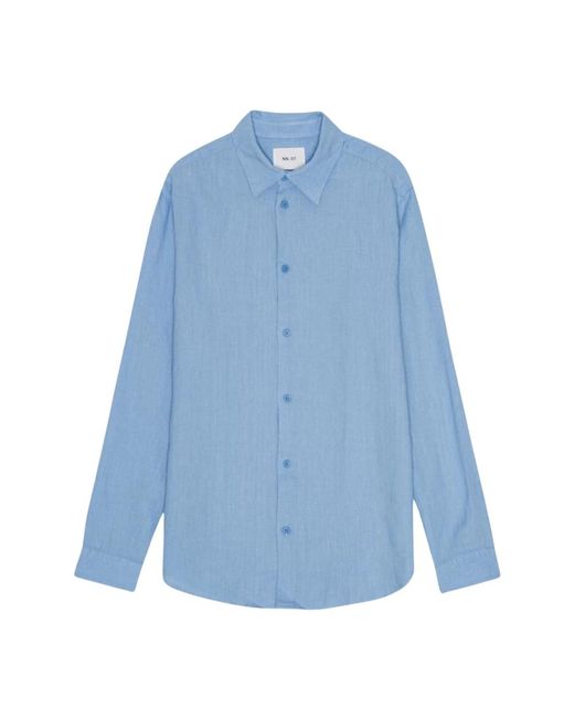 Casual Shirts di NN07 in Blue da Uomo