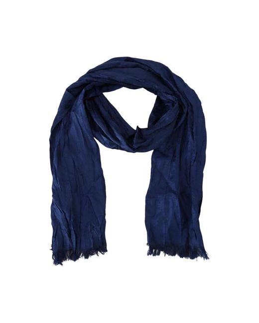 CoSTUME NATIONAL Blue Silk Scarves
