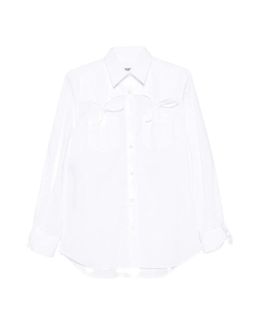 Moschino Overhemden ,Wit ,Camicia in het White