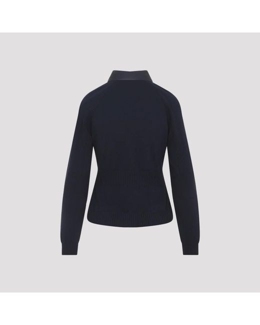Moncler Blue Down Jackets